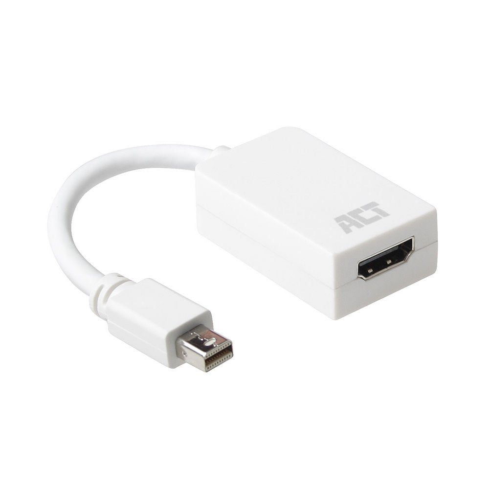 ACT AC7525 | Mini DisplayPort naar HDMI Adapter | 0,15 m | Wit - Matmuis - Matmuis